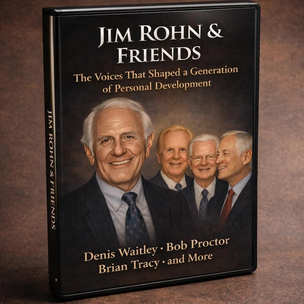 Image of Jim Rohn & Friends clamshell representing the product offered