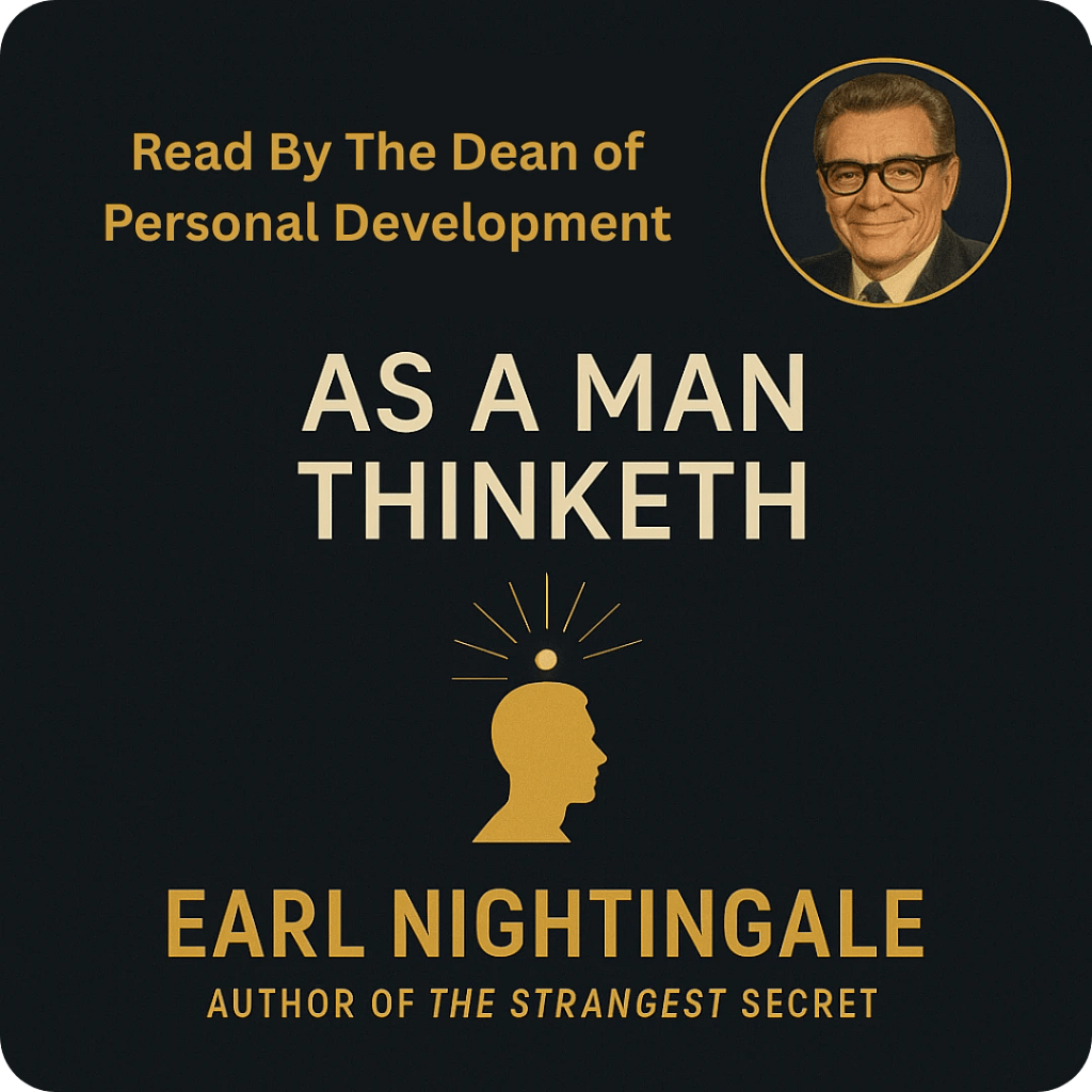 AAMT EN Audiobook Cover Image of As A Man Thinketh Audio Book by Earl Nightingale