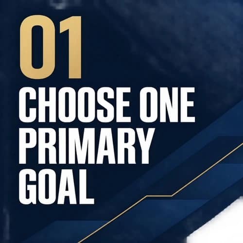 1-Choose the Primary Goal
