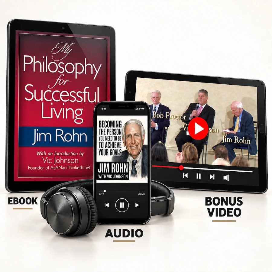 image of jim rohn ebook, audio and bonus video